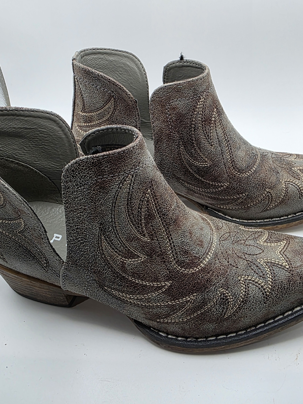 Roper Ava Western Faux Leather Western Shortie Womens Boot - 0902115672635 Sz 7